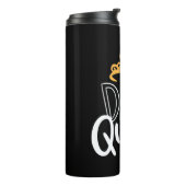 Scientist Gift | Proud Data Queen Thermosbeker (Gedraaid links)
