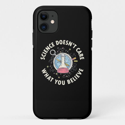 Scientist Gift | Wetenschap geeft niet om Case-Mate iPhone Case (Achterkant)