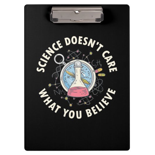 Scientist Gift | Wetenschap geeft niet om Klembord (Voorkant)