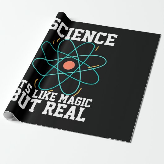 Scientist Gift | Wetenschap is als een Magisch Cadeaupapier (Uitgerold)
