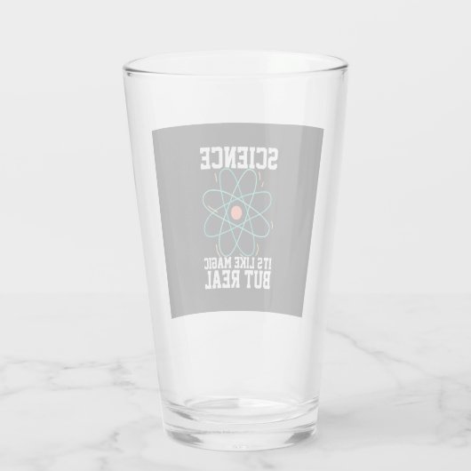 Scientist Gift | Wetenschap is als een Magisch Glas (Achterkant)