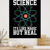 Scientist Gift | Wetenschap is als een Magisch Poster (Keuken)