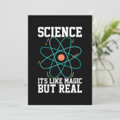 Scientist Gift | Wetenschap is als een Magisch Save The Date (Staand voorkant)