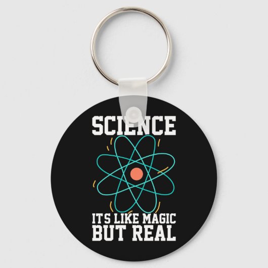 Scientist Gift | Wetenschap is als een Magisch Sleutelhanger (Voorkant)