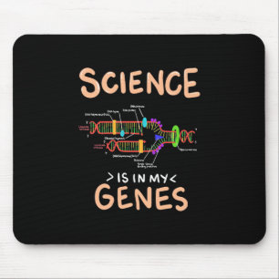 Scientist Gift Wetenschap is in mijn genen Muismat