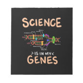Scientist Gift | Wetenschap is in mijn genen Notitieblok (Voorkant)