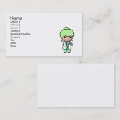 Scientist Girl Visitekaartje (Voorkant / Achterkant)