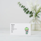 Scientist Girl Visitekaartje (Staand voorkant)