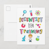 Scientist in Training for Young Scientists Briefkaart (Voorkant / Achterkant)