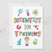 Scientist in Training for Young Scientists Kaart (Voorkant)