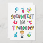 Scientist in Training for Young Scientists Kaart (Voorkant / Achterkant)
