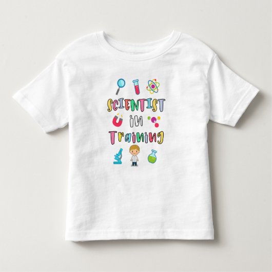 Scientist in Training for Young Scientists Kinder Shirts (Voorkant)