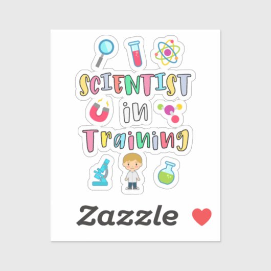 Scientist in Training for Young Scientists Sticker (Vel)