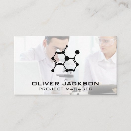 Scientist Microscope Visitekaartje (Voorkant)