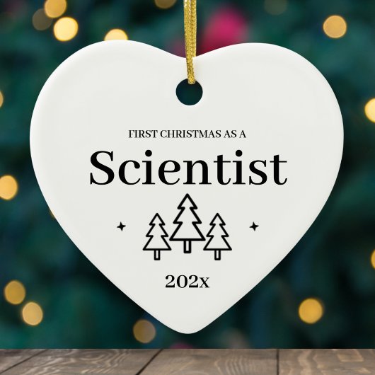 Scientist New Job First Ornament