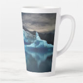 Scientist Quote en Iceberg Natuur Foto Latte Mok (Rechts)