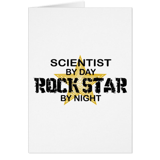 Scientist Rock Star by Night (Voorkant)