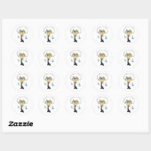 Scientist Ronde Sticker (Vel)