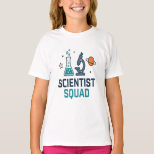 Scientist Squad Scheikunde Natuurkunde Terug naar T-shirt