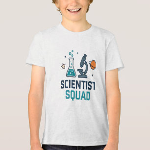 Scientist Squad Scheikunde Natuurkunde Terug naar Tri-Blend Shirt