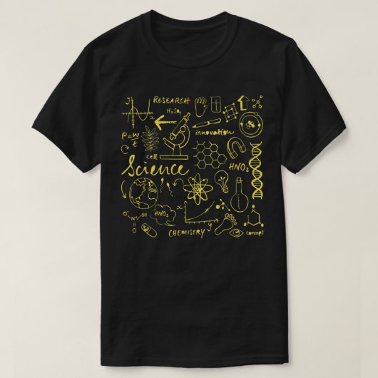 Scientist T Shirt- Cool Science Lover T Shirt (Design voorkant)