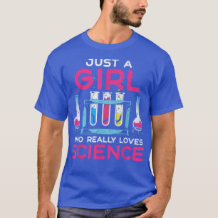 Scientist Women Girls Chemistry Laboratory Chemist T-shirt