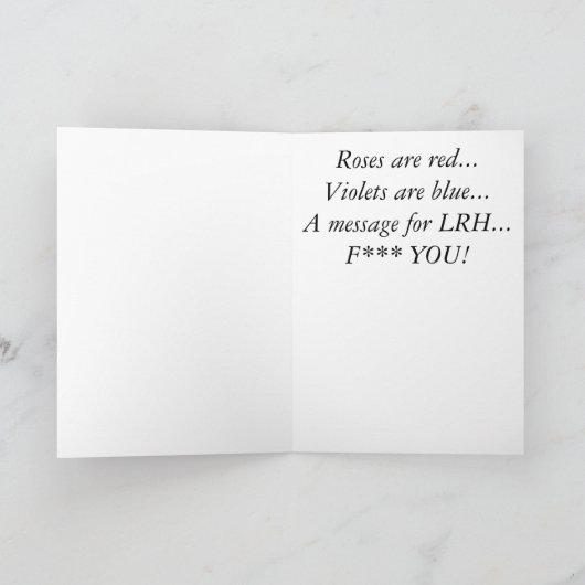 Scientology - Wenskaart Kaart (Binnen)