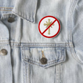 Scientology - Zeg nee Ronde Button 5,7 Cm (In situ)