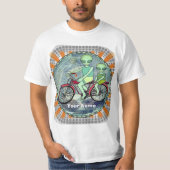 Scifi Alien Bike T-shirt (Voorkant)