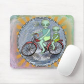 Scifi Alien Fietst Muismat (Met muis)