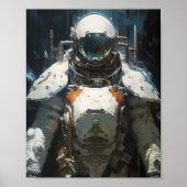 Scifi Art Poster: Boeiende werken van John Berkey Poster (Voorkant)