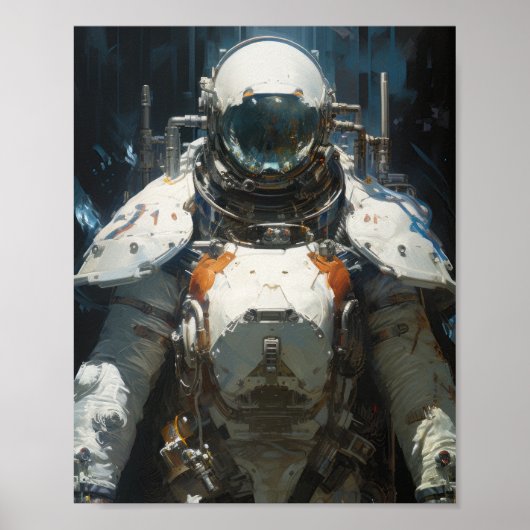 Scifi Art Poster: Boeiende werken van John Berkey Poster (Voorkant)