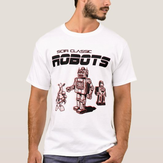SciFi Classic: ROBOTS T-shirt (Voorkant)
