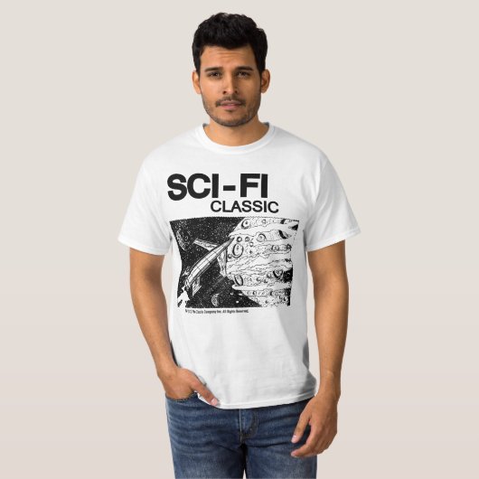 SCIFI Classic T-Shirt uit 1960 (Voorkant volledig)