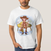 Scifi Cowboy alien T-shirt (Voorkant)
