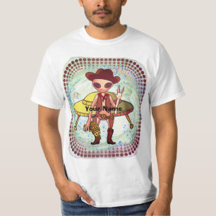 Scifi Cowboy alien T-shirt