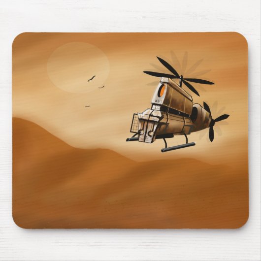 Scifi Drone Mousepad Muismat (Voorkant)