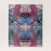 Scifi Fantasy Butterfly Water reflectie Abstract Legpuzzel (Verticaal)
