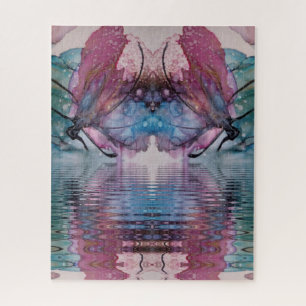 Scifi Fantasy Butterfly Water reflectie Abstract Legpuzzel