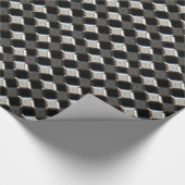 SciFi Metal Patroon 1 het Verpakkend Papier (Hoek)