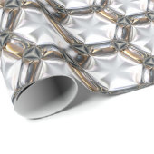 SciFi Metal Patroon 4 het Verpakkend Papier (Rol Hoek)