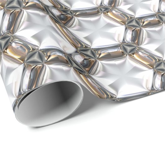 SciFi Metal Patroon 4 het Verpakkend Papier (Rol Hoek)