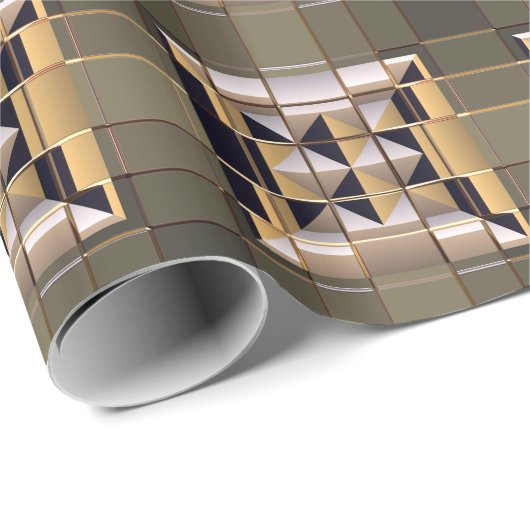 SciFi Metal Pattern 6 die de Opties van het Papier (Rol Hoek)