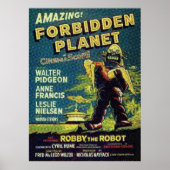 scifi Movie Forease Planet Robot Poster (Voorkant)