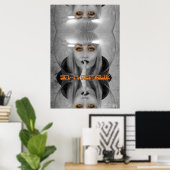 SciFi Republik Onze Lips zijn verzegeld Poster (Thuiskantoor)