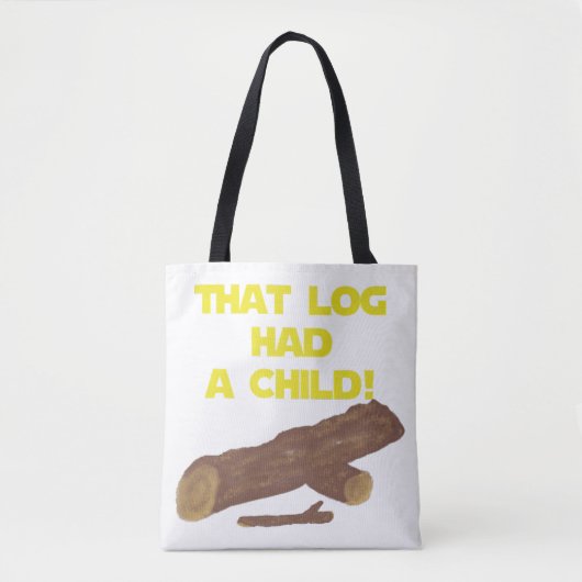 SciFi Spoof Shirt - dat log had een kind! Tote Bag (Voorkant)