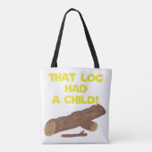 SciFi Spoof Shirt - dat log had een kind! Tote Bag (Achterkant)