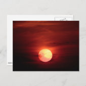 Scifi Sunset Briefkaart (Voorkant / Achterkant)