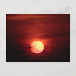 Scifi Sunset Briefkaart