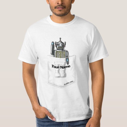 Scifi zakrobot t-shirt (Voorkant)